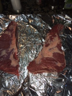 Tri-Tip trimmed of excess fat and outer fatcap.