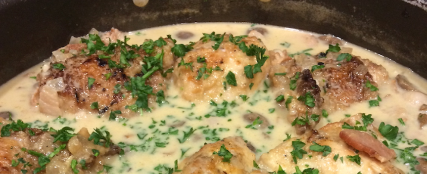 Coq Au Riesling (Coq Au Vin&nbsp;Blanc)
