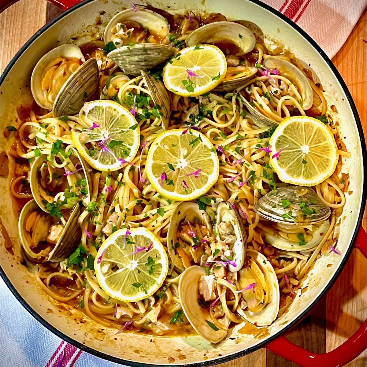 Linguine con le Vongolé (Linguine with&nbsp;Clams)