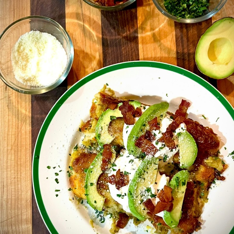Turkey Enchiladas with Green Chili and&nbsp;Bacon