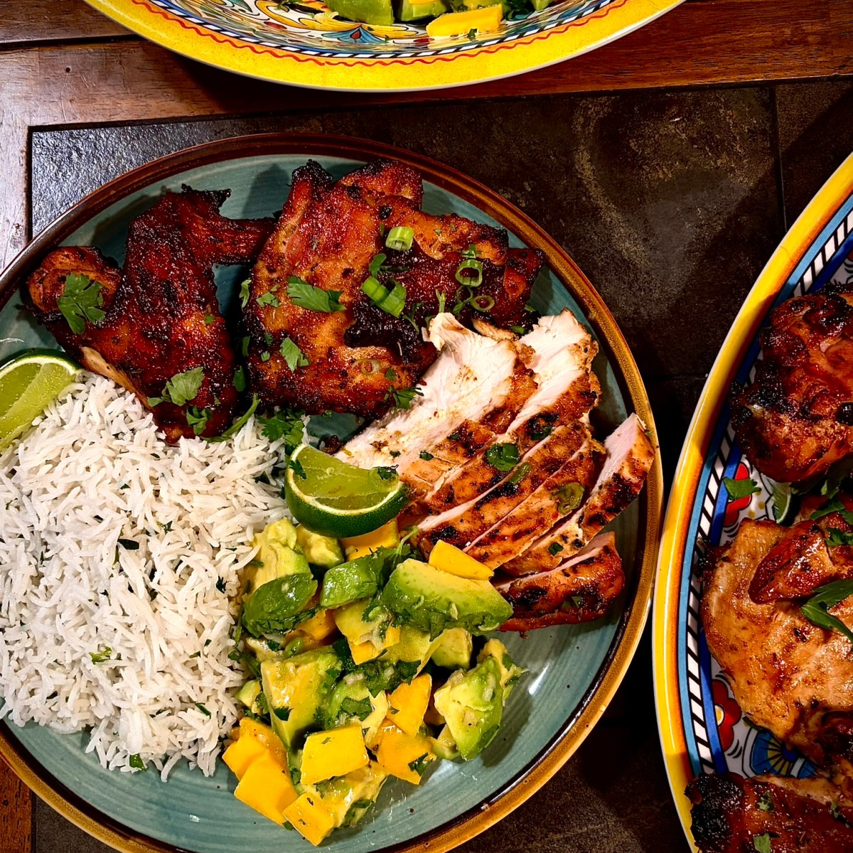 Jerk Chicken with Mango-Avocado&nbsp;Salsa